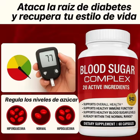 Suplemento complejo de azúcar en la sangre
