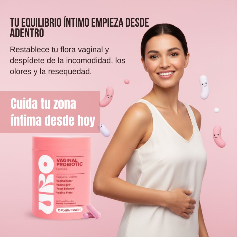 Cápsulas probióticas vaginales URO