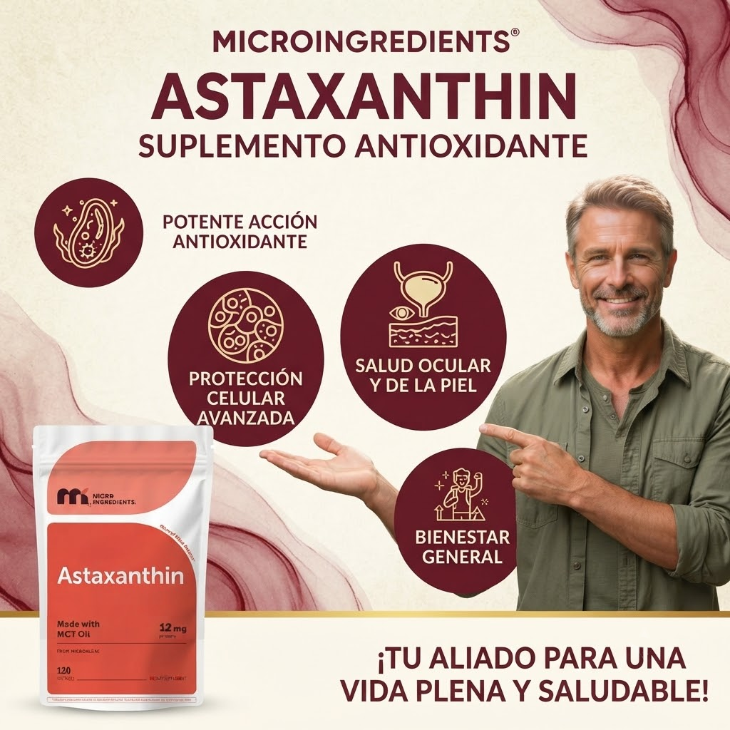 Suplemento Antioxidante Astaxanthin
