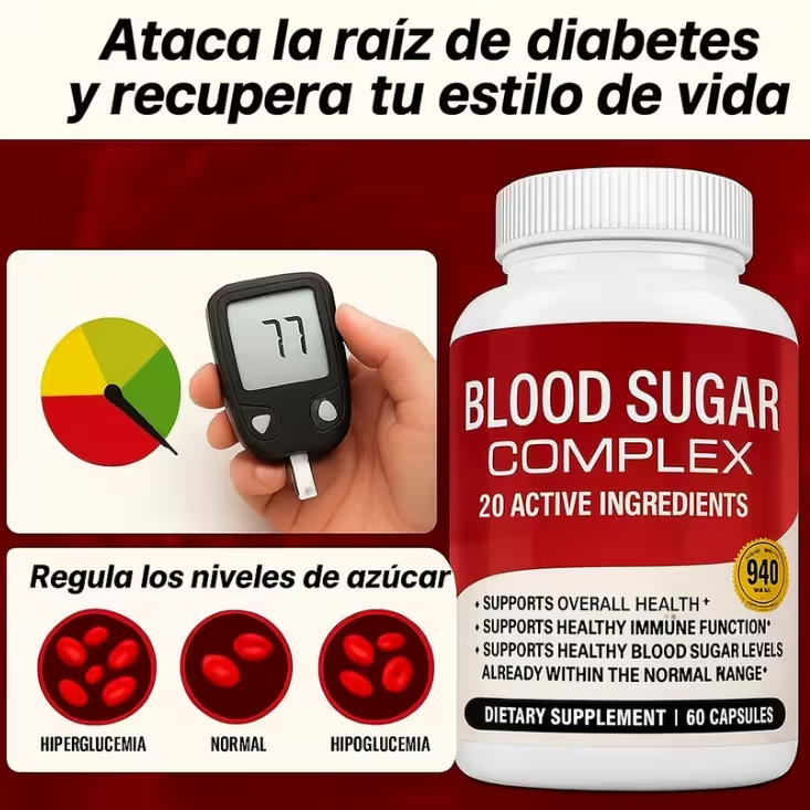 Suplemento complejo de azúcar en la sangre