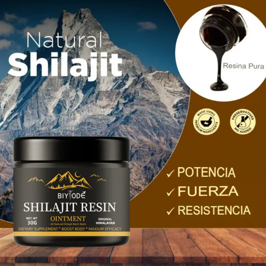 Resina Shilajit: Para Energía y Enfoque