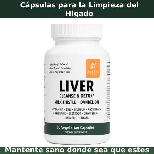 Cápsulas De Apoyo Para La Limpieza Del Hígado