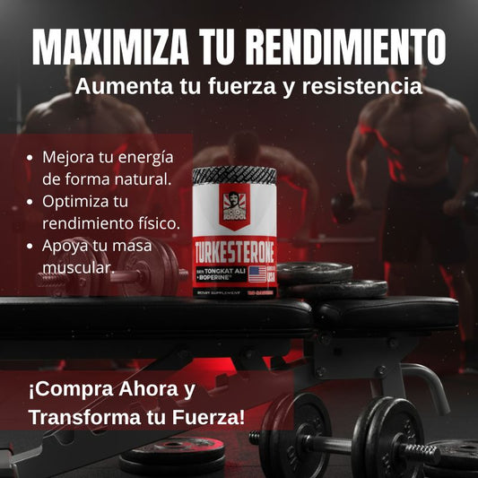 Turkesterone Bioperine para Hombres