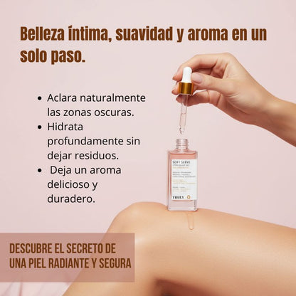 Aceite corporal aclarante y olor para tus zonas intimas