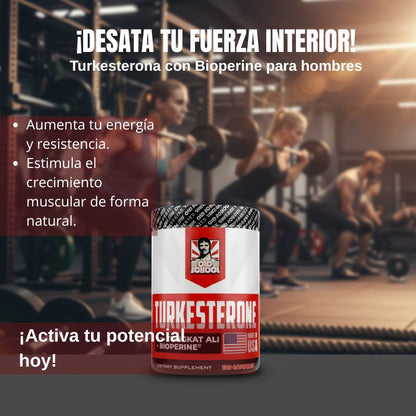 Turkesterone Bioperine para Hombres