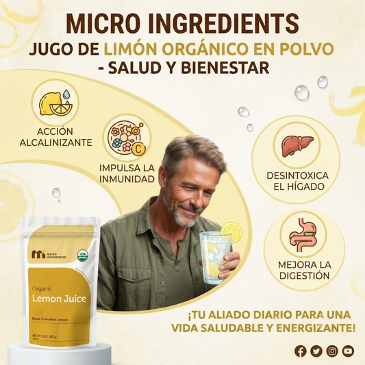 Jugo de Limón Orgánico en Polvo - Micro Ingredients
